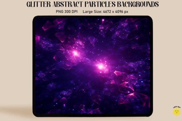 Abstract Purple Particles Backgrounds: A Designer's Sparkling Asset