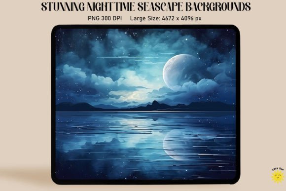 Beautiful Ocean Night Sky Backgrounds: Elevate Your Visuals