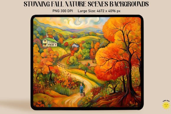 Capture Autumn's Magic: Premium Scenery Backgrounds