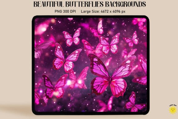 Capturing Magic: The Visual Power of Sparkly Magenta Butterflies Backgrounds