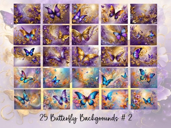 Elevate Your Visual Projects with Butterfly Backgrounds #2