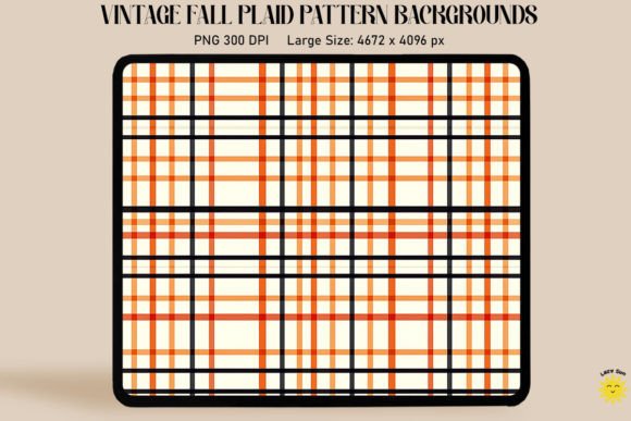 Embrace Autumn with Simple Plaid Pattern Backgrounds