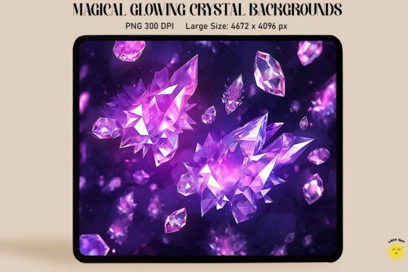 Enchanted Purple Crystal Backgrounds: A Deep Dive into Mystical Design
