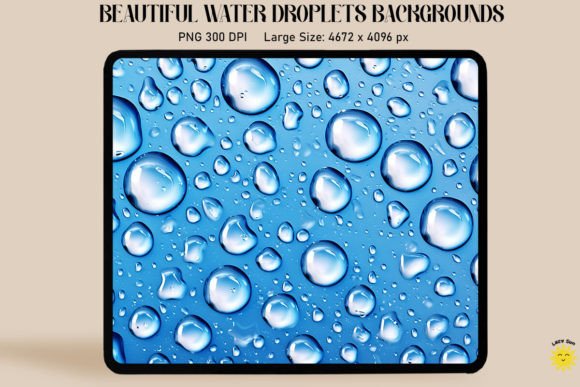 Infuse Calm and Clarity with Fresh Water Drops Backgrounds