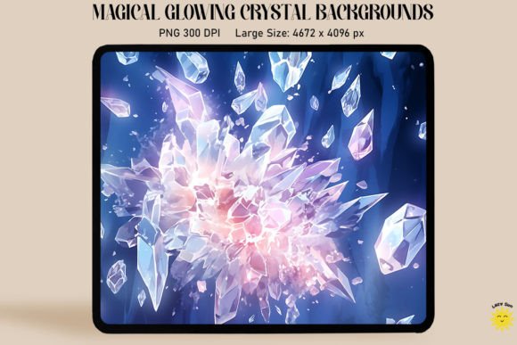 Mystical Glow Silver Crystal Backgrounds: A Designer's Deep Dive