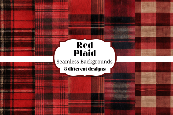 Red Plaid Flannel Seamless Patterns: A Designer's Cozy Toolkit