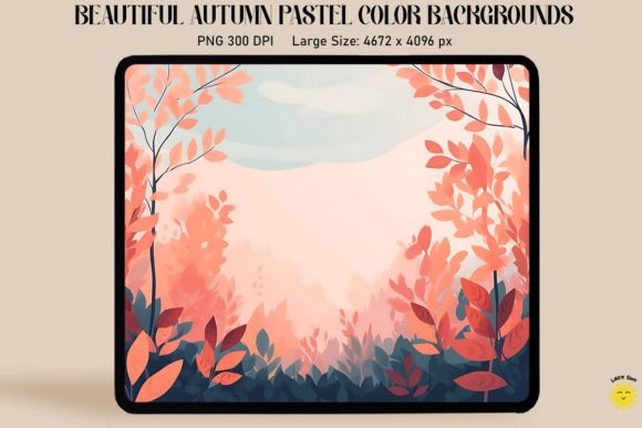 Soft Pastel Colors Autumn Backgrounds: A Gentle Approach to Seasonal Design