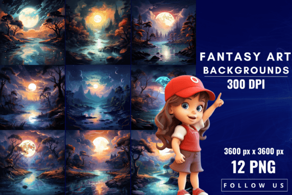 Transform Your Digital Canvas with Fantasy Art Backgrounds