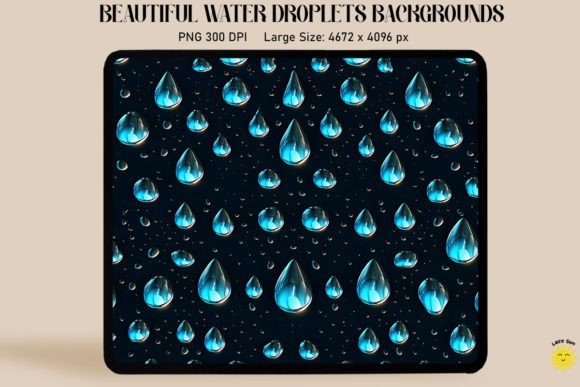 Water Droplets Metalcore Backgrounds for Impactful Design