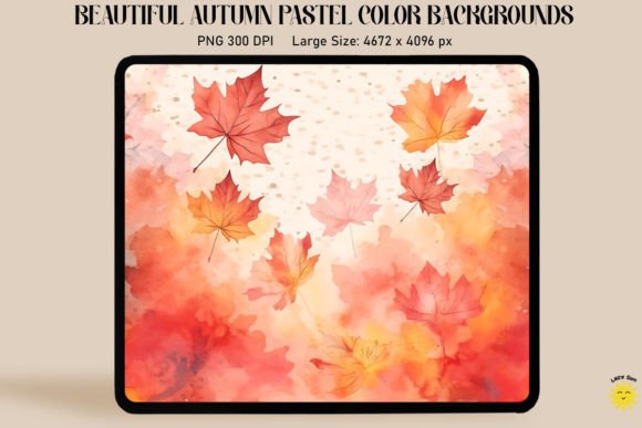 Watercolor Maple Leaves Backgrounds: A Designer's Autumn Palette
